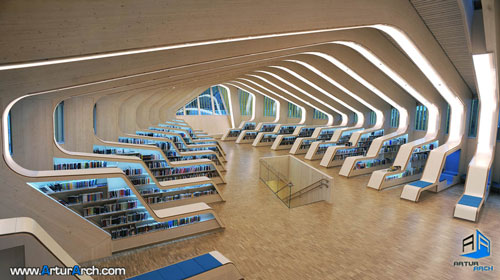 arturarch-Vennesla-Library-and-Culture-house-Helen-Hard